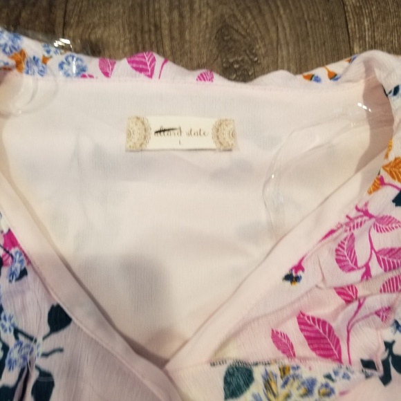 3/$20 Ruffled Cross Over Shirt - Picture 4 of 7